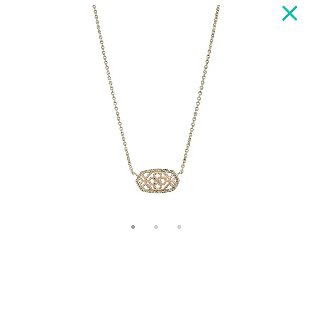Kendra Scott Elisa Necklace, Silver and Gold
